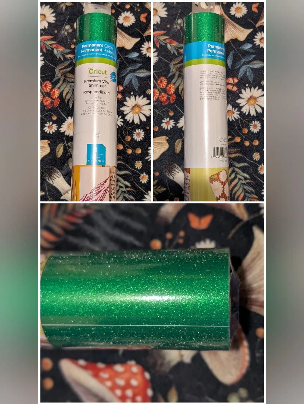 🆕 Cricut Bundle Of 7 Packs Of Premium Permanent Assorted Vinyl Rolls